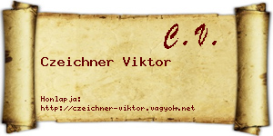 Czeichner Viktor névjegykártya
